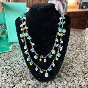 Elegant Multi-Color Beaded Necklace